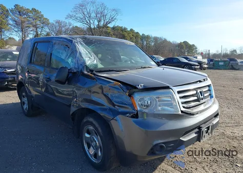 2013 Honda Pilot Lx из США, поврежденный, VIN 5FNYF4H29DB014310